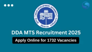 DDA MTS Recruitment 2025